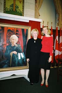 Kim Campbell and Merna Forster
