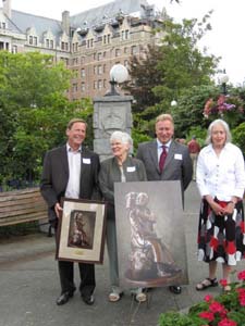 Empress Hotel site dedication