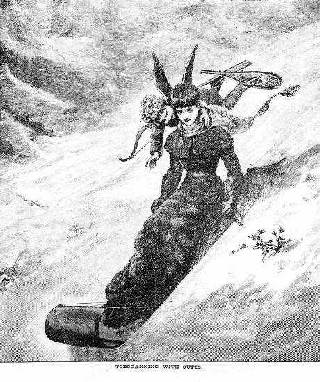 Tobogganing with Cupid